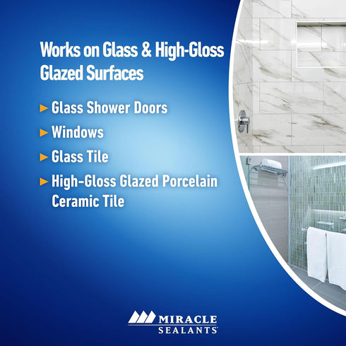 511 16 oz Miracle Sealants Glass Tile & Shower Door Sealer Glass Surface Cleaner Spray
