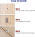 JunLiWei 50 5mm (1/5 inch) Closet Shelf Support Pegs, Pcs Shelf Pegs with Hole, Cabinet Shelf Bracket Pegs, L-Shaped