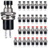Clyxgs Momentary Push Button Switch, SPST Normal Closed NC Switch 2 Pin Mini Micro 1A 250V AC, 30 PCS