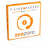 18.5 cm Lab Filter Paper, Standard Qualitative Grade 4 - ZENPORE Fast Flow 185 mm (100 discs)