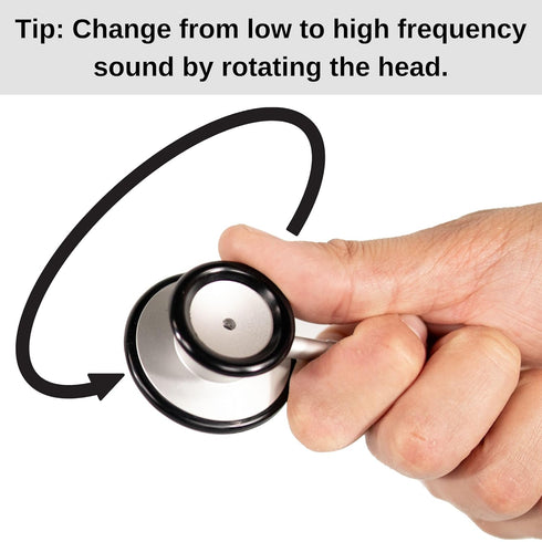 22 inch HCS Blue Stethoscope, Classic Lightweight - Medical, Dual Head Stethoscopes for Nurses, Nursing School, Student