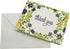 Pack 100 Darling Souvenir of Pcs Floral Wedding Thank You Greeting Cards with White Envelopes