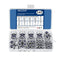 wegoup 145 PCS Nylon Insert Lock Nuts Assortment Kit, Metric M3-M12, 304 (A2-70)