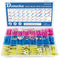 260PCS Heat Shrink Ring Connectors Kit, Automotive Marine Electrical Terminals, Crimp Connector Assortment, Spade Fork