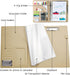 Enyuwlcm PU Leather Padfolio Ring Binder, Clipboard Resume Portfolio with 20 Clear Plastic Sleeves, Brown