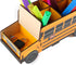 Pencils Organizer School Bus Pen Holder, Creative DIY Multifunctional Desk Organizer, 6 Compartments for Office School