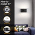 SHIWEIDA Set Lights(Bulb Black Modern LED Wall Sconces of Two Hardwired Wall Sconces Indoor Up and Down Wall Mount