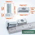 P3010 Channel Nut and 1/2" x 15/16" Bolt for 1-5/8" Strut Channel Solar Panel Mounting Brackets