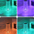 16 (3 Can Switch Colors Artificial Crystal Table Lamp, RGB Color Changing Rose Diamond Design, Touch-Sensitive Ambient