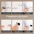 Closet 3Color Dimmable Closet Lights Battery Operated, Rechargeable Wall Lights, Motion Sensor Light Indoor LED Lamp
