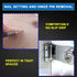 Spring Nail Set, 4pcs Dual Head Nail Setter and Hammerless Door Hinge Pin Removal Tool