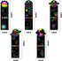 CY2SIDE 72PCS 9 Solar System Planets Scratch Bookmarks for Kids, Outer Space Theme Scratch Card Craft Kits, Galaxy Star