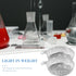 100pcs Aluminum Weighing Boats - Liquid Mixing Foil Trays for Laboratory Equipment, Reusable Chemistry Weighing Pans