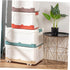 8pcs Self-Adhesive Storage Box Wheels Practical Sticky Casters for Bedside Tables Cabinets Suitcases and Trash Cans