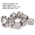 Thread Inserts, 10 PCS M8 to M10 Thread Adapter Insert Nut for Automotive, Furniture Projects