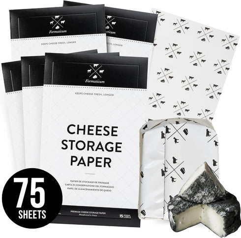 Formaticum 15 Count 5 Piece Cheese Paper with 15 Adhesive Labels