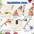 60 Count 6v Bulbs Bulb Remagr Mini Christmas Replacement Lights for Christmas Trees Decoration Light Supplies Indoor