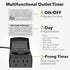 BN-LINK 7 Day Outdoor Heavy Duty Digital 24 Hour Programmable Timer, Dual Outlet, Weatherproof, Heavy Duty, Accurate for Lamps Ponds Christmas Lights 1875W 1/2HP by BN-LINK