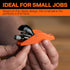 JORGENSEN NO.102 Mini Wood Planer, 3.5" Hand Plane for Woodworking, Adjustable Cutting Depth