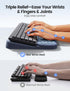 Vaydeer Wrist Rest with Keyboard Stand, Computer Wrist Support Pad, Ergonomic Keyboard Riser Holder Lift Tray