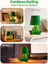 Modern Table Lamp for Youth: Rechargeable Cute Light for Kids Child Teen - Gift for Birthday Christmas Halloween Easter