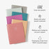 U Brands U-Eco Poly 2-Pocket Pronged Folders, Set of 12, Assorted Brights, Letter Size
