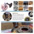 Zorlun 1/2/3 Inch With1 Holder(1inch 25pcs) Abrasive Disc Sanding Roll Lock Surface Conditioning Discs R-Type Quick