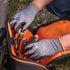 Klein Tools 60590 Cut Resistant Work Gloves, X-Large, 2-Pair, Knit Dipped Nitrile Coated, Touchscreen Capable