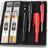 Nicpro 2Pack Carpenter Pencil with Sharpener - Mechanical Pencils with 26 Refills for Heavy Duty Woodworking