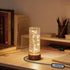PWTZMYXGS Dimmable Crystal Night Light,Small Bedside Lamp,Nightlight with Timer,Room Decor Desk Lamp,Bedroom,Living Room,Kitchen,Dining