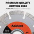 KSEIBI 642245 Diamond Cutting Wheel T Type - Set of 3