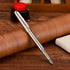 HongDian Stainless Steel Fountain Pen, Iridium Fine Point with Converter and Metal Pen Box
