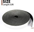 Yotache Foam Strips Adhesive 1" x 1/16, Close Cell Foam Rubber Weather Stripping Tape Seal for Doors