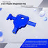 3-in-1 Dispensers.Blue,Pack 1 Plastic Dispenser Key Suitable for Toilet Paper Dispensers,Paper Towel Dispensers