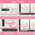 20-50inch Stopper,Pink,1Pack AceMining Sliding Door Security Bar,Heavy Duty Sliding Patio Door Lock Bar, Adjustable