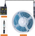 Dervacle 26ft, Battery Operated LED Strip Lights Color Changing RGB APP & Remote Control, Music Sync, USB Powered