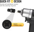 Boen 1/2" F to 3/4" M Impact Socket Adapter, Cr-Mo Steel, Socket Adapter Set for Impact Driver Conversions