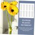 50Pcs BESPORTBLE Floral Water Tubes Durable Nutrition Tubes for Fresh Flowers Essential Florist Supplies for Flower