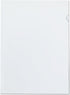 Pendaflex Color Jacs Transparent File Jackets, Clear, Letter Size, Poly, 50 per Box (61504EE)