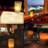 HERO-LED CD-RC-12ST-A Set 12, Upgraded Rechargeable LED Electric Candles, Flameless Flickering Tea Lights, of Amber
