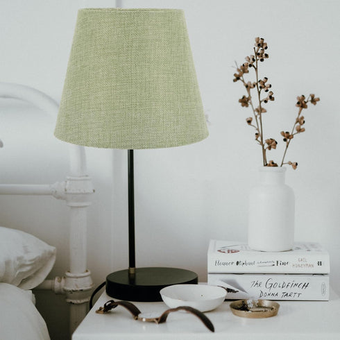 E14 SHERCHPRY Barrel Fabric Lampshade, Tabletop Lamp Shade, Light Shade, Decorative Light Cover for Table Lamp
