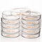 10 Pack Glass Petri Dishes, Borosilicate Glass Cell Culture Dishes with Clear Lid for Laboratory Use (60x15 mm)