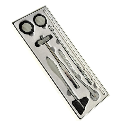 artlab Set-Reflex Hammer Set, Hammer,Taylor Hammer,Diagnostic (Set 7 -Neurological Percussion Instrument Includes