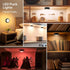 12 Pack 16 Dimmer Timmer Closet Yiliaw LED Puck Lights Remote Control Color Changeable Under Cabinet Lights, Battery