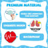 Naozinebi Set Nurse Theme Bulletin Board Decoration Health Posters Borders Paper Cutouts for Nursing School Classroom