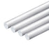uxcell 4Pcs 3/4"(19mm) Dia Round Aluminum Rod, 13"(330mm) Long Solid Lathe Bar Stock for Industry DIY Crafts