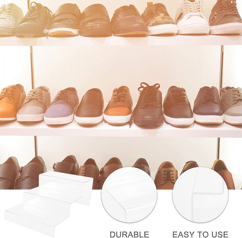 1Pc Closet ABOOFAN Transparent Shoe Display Rack Multi Storage Holder for Organized Shoe Storage and Wear Resistant