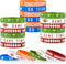 BBTO Football Silicone Bracelet, Motivational Rubber Wristbands for Sport Themed Birthday Party Award Gift (35 Pieces)