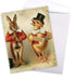 The Best Card Company Jumbo Easter Greeting Card (1 Pack) 8.5 x 11 Inch with Envelope - Jumbo Funny Bunnies