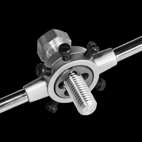 uxcell Round Threading Dies, 1-16 UNS Thread (Right Hand), Alloy Tool Steel Screw Cutting Repair Tool